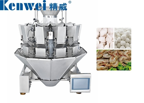 Multi Head 14 Head Weighing Machine For Frozen Food