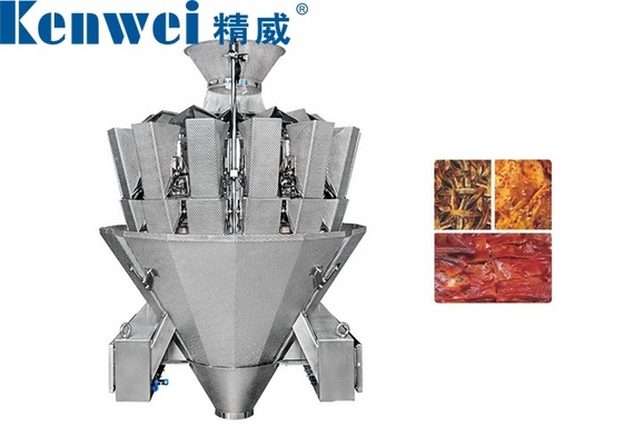 14 Head Multihead Weigher For Weighing Anchovy Fish Machine