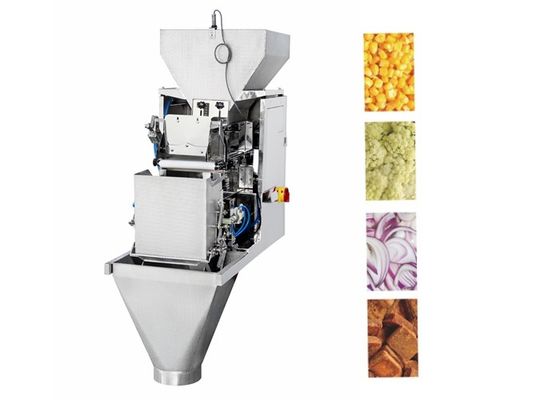 500g Onions Single Head Linear Weigher Machine With Conveyor Belt