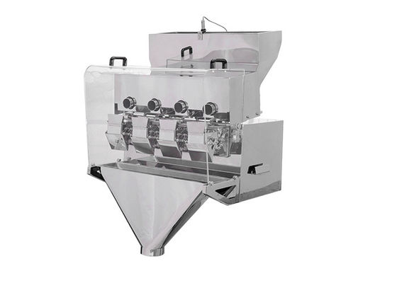 0.5L Hopper Mini 4 Heads Linear Weigher Machine Pipe Type